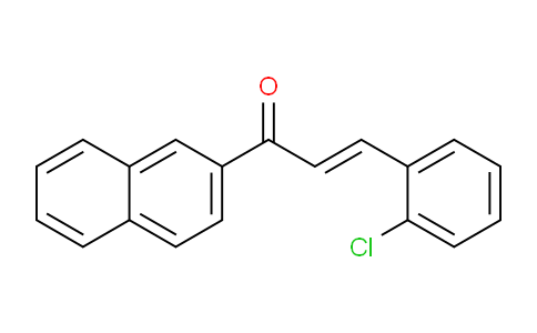 CAS No. 57221-64-4, 3-(2-Chlorophenyl)-1-(naphthalen-2-yl)prop-2-en-1-one