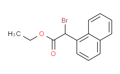 CAS No. 96155-82-7, Ethyl 2-bromo-2-(naphthalen-1-yl)acetate