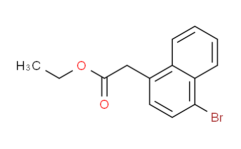 CAS No. 34841-59-3, Ethyl 2-(4-bromonaphthalen-1-yl)acetate