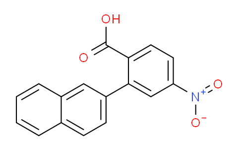 CAS No. 1261902-36-6, 2-(Naphthalen-2-yl)-4-nitrobenzoic acid