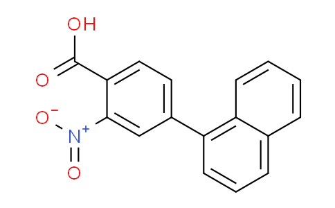 CAS No. 1195192-90-5, 4-(Naphthalen-1-yl)-2-nitrobenzoic acid