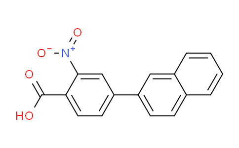 CAS No. 1195530-80-3, 4-(Naphthalen-2-yl)-2-nitrobenzoic acid