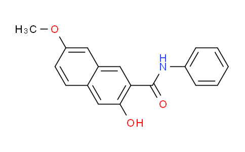 CAS No. 41611-98-7, 3-Hydroxy-7-methoxy-N-phenyl-2-naphthamide