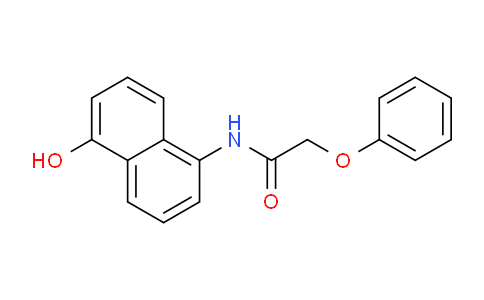 CAS No. 303092-46-8, N-(5-Hydroxynaphthalen-1-yl)-2-phenoxyacetamide