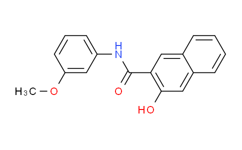 CAS No. 62553-86-0, 3-Hydroxy-N-(3-methoxyphenyl)-2-naphthamide