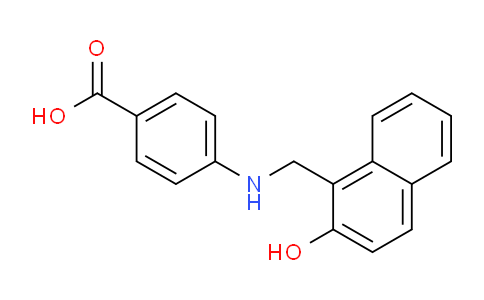 CAS No. 6638-22-8, 4-(((2-Hydroxynaphthalen-1-yl)methyl)amino)benzoic acid