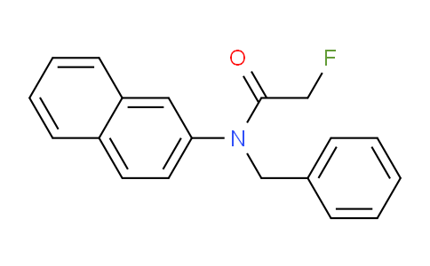 CAS No. 10016-16-7, N-Benzyl-2-fluoro-N-(naphthalen-2-yl)acetamide
