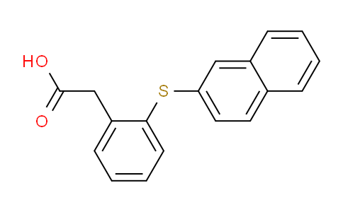 CAS No. 57536-28-4, 2-(2-(Naphthalen-2-ylthio)phenyl)acetic acid