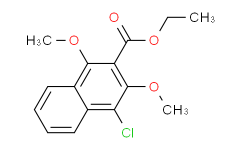 CAS No. 1399655-78-7, Ethyl 4-chloro-1,3-dimethoxy-2-naphthoate