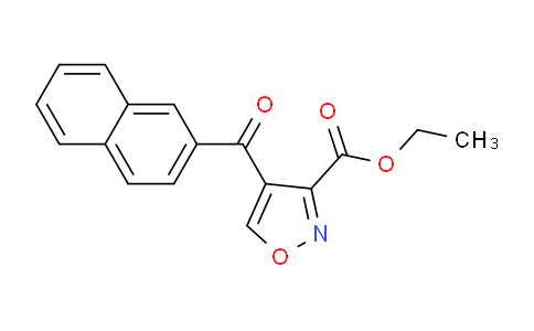 CAS No. 952182-79-5, Ethyl 4-(2-naphthoyl)isoxazole-3-carboxylate