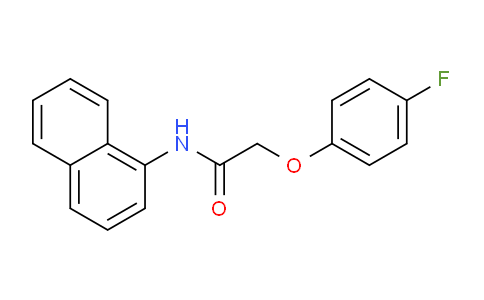 CAS No. 303092-50-4, 2-(4-Fluorophenoxy)-N-(naphthalen-1-yl)acetamide