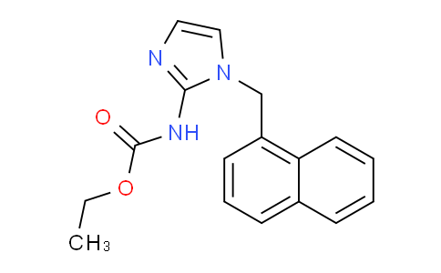CAS No. 647851-00-1, Ethyl (1-(naphthalen-1-ylmethyl)-1H-imidazol-2-yl)carbamate