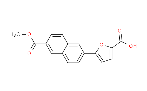 CAS No. 488816-68-8, 5-(6-(Methoxycarbonyl)naphthalen-2-yl)furan-2-carboxylic acid