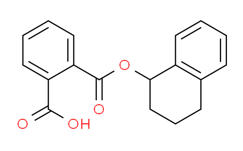 CAS No. 6938-57-4, 2-(((1,2,3,4-Tetrahydronaphthalen-1-yl)oxy)carbonyl)benzoic acid