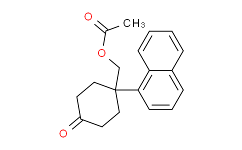 CAS No. 56327-09-4, (1-(Naphthalen-1-yl)-4-oxocyclohexyl)methyl acetate
