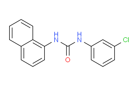 CAS No. 13256-87-6, 1-(3-Chlorophenyl)-3-(naphthalen-1-yl)urea