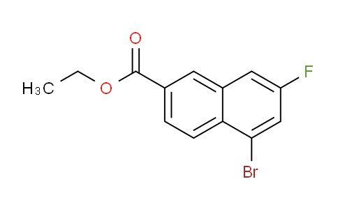 CAS No. 1956325-28-2, Ethyl 5-bromo-7-fluoro-2-naphthoate