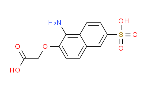 CAS No. 6373-39-3, 2-((1-Amino-6-sulfonaphthalen-2-yl)oxy)acetic acid