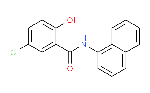 CAS No. 7104-00-9, 5-Chloro-2-hydroxy-N-(naphthalen-1-yl)benzamide