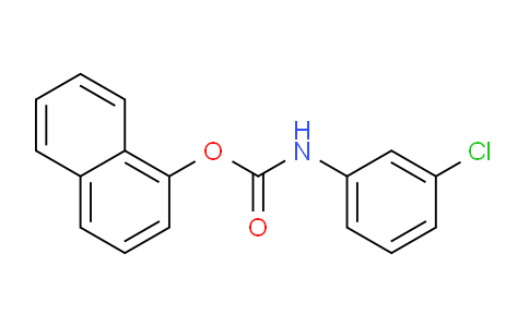 CAS No. 117081-91-1, Naphthalen-1-yl (3-chlorophenyl)carbamate