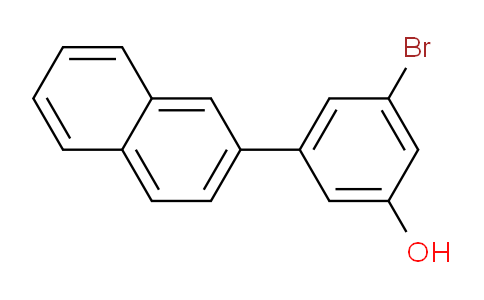 CAS No. 1261888-74-7, 3-Bromo-5-(naphthalen-2-yl)phenol