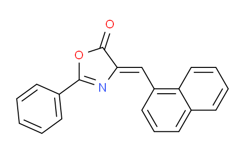 CAS No. 57427-83-5, (Z)-4-(Naphthalen-1-ylmethylene)-2-phenyloxazol-5(4H)-one