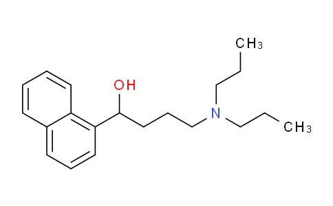 CAS No. 5426-24-4, 4-(Dipropylamino)-1-(naphthalen-1-yl)butan-1-ol