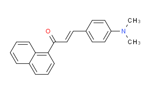 CAS No. 23489-63-6, 3-(4-(Dimethylamino)phenyl)-1-(naphthalen-1-yl)prop-2-en-1-one