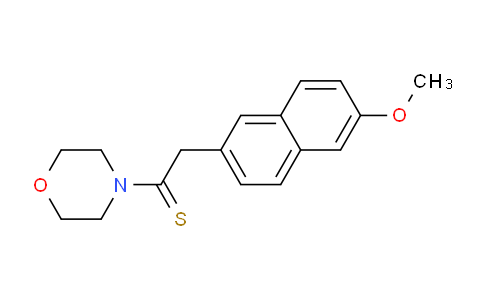 CAS No. 53077-21-7, 2-(6-Methoxynaphthalen-2-yl)-1-morpholinoethanethione