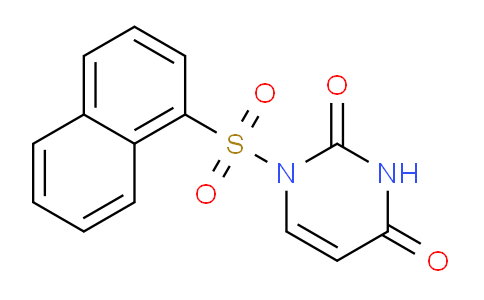CAS No. 922502-80-5, 1-(Naphthalen-1-ylsulfonyl)pyrimidine-2,4(1H,3H)-dione