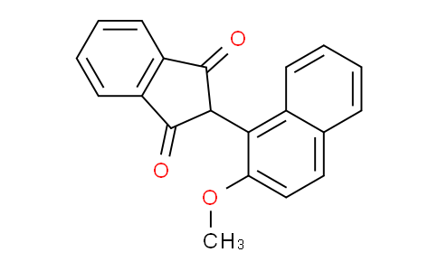 CAS No. 27721-87-5, 2-(2-Methoxynaphthalen-1-yl)-1H-indene-1,3(2H)-dione