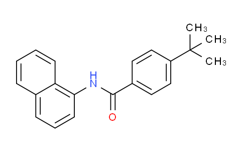 CAS No. 324577-46-0, 4-(tert-Butyl)-N-(naphthalen-1-yl)benzamide