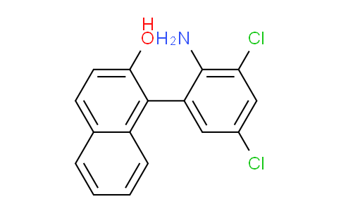 CAS No. 1424386-56-0, 1-(2-Amino-3,5-dichlorophenyl)naphthalen-2-ol