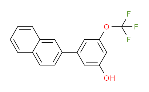 CAS No. 1261903-44-9, 3-(Naphthalen-2-yl)-5-(trifluoromethoxy)phenol