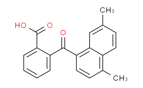 CAS No. 108712-23-8, 2-(4,7-Dimethyl-1-naphthoyl)benzoic acid