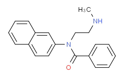 CAS No. 116708-65-7, N-(2-(Methylamino)ethyl)-N-(naphthalen-2-yl)benzamide