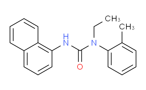 CAS No. 110244-35-4, 1-Ethyl-3-(naphthalen-1-yl)-1-(o-tolyl)urea