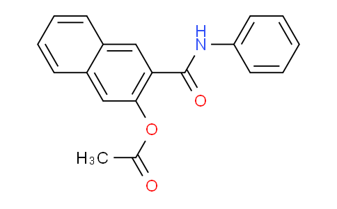 CAS No. 1163-67-3, 3-(Phenylcarbamoyl)naphthalen-2-yl acetate