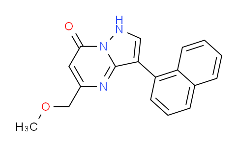 CAS No. 5796-60-1, 5-(Methoxymethyl)-3-(naphthalen-1-yl)pyrazolo[1,5-a]pyrimidin-7(1H)-one