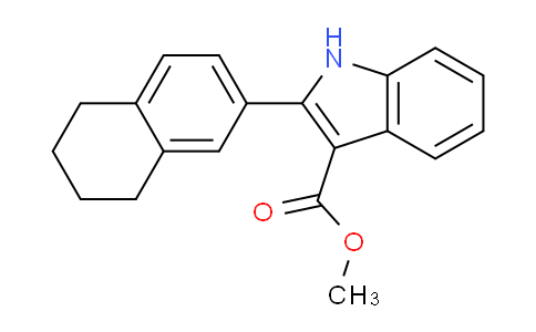 CAS No. 1098340-22-7, Methyl 2-(5,6,7,8-tetrahydronaphthalen-2-yl)-1H-indole-3-carboxylate
