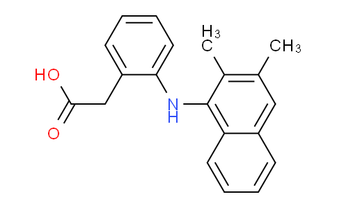 CAS No. 62809-27-2, 2-(2-((2,3-Dimethylnaphthalen-1-yl)amino)phenyl)acetic acid