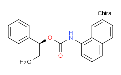 CAS No. 120055-56-3, (S)-1-Phenylpropyl naphthalen-1-ylcarbamate
