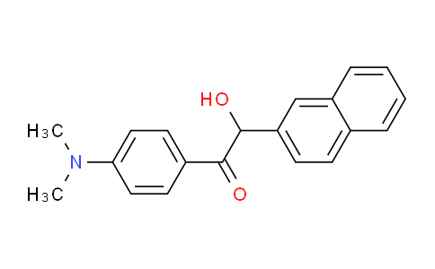 CAS No. 651712-87-7, 1-(4-(Dimethylamino)phenyl)-2-hydroxy-2-(naphthalen-2-yl)ethanone