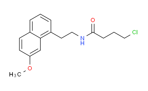 CAS No. 138112-82-0, 4-Chloro-N-(2-(7-methoxynaphthalen-1-yl)ethyl)butanamide