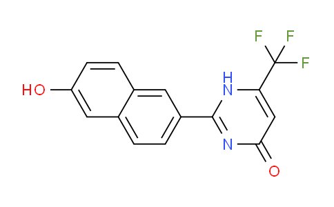 CAS No. 651723-13-6, 2-(6-Hydroxynaphthalen-2-yl)-6-(trifluoromethyl)pyrimidin-4(1H)-one