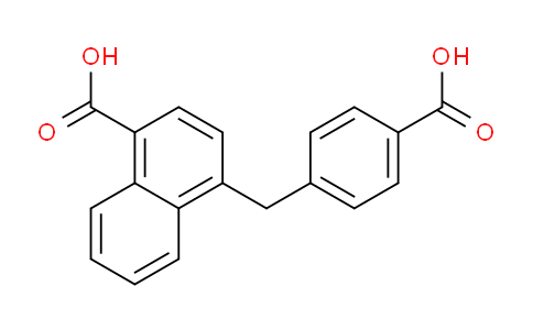 CAS No. 819077-62-8, 4-(4-Carboxybenzyl)-1-naphthoic acid