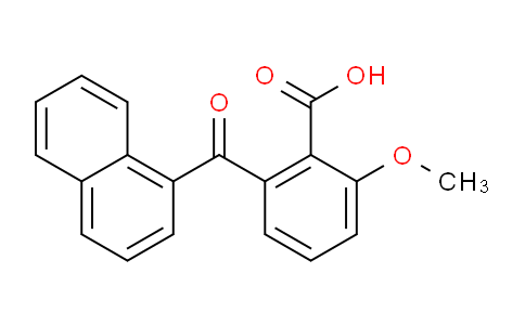 CAS No. 62064-39-5, 2-(1-Naphthoyl)-6-methoxybenzoic acid
