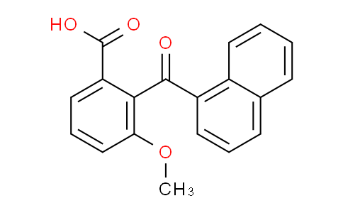 CAS No. 62064-46-4, 2-(1-Naphthoyl)-3-methoxybenzoic acid