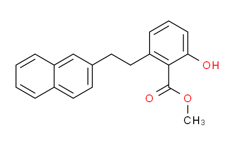 CAS No. 1171921-63-3, Methyl 2-hydroxy-6-(2-(naphthalen-2-yl)ethyl)benzoate