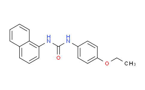 CAS No. 110145-14-7, 1-(4-Ethoxyphenyl)-3-(naphthalen-1-yl)urea